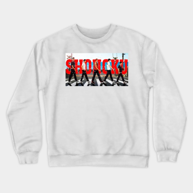 Shohoku Crossing (Distressed) Crewneck Sweatshirt by Aine Creative Designs